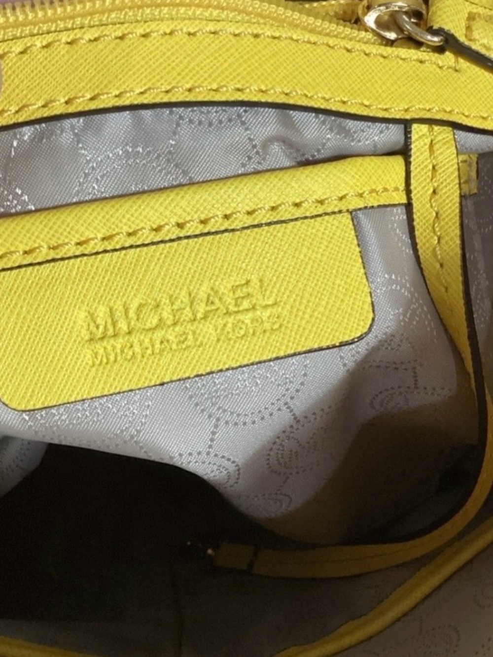 Michael Kors Hamilton Studded Leather Satchel - Picture 9 of 10